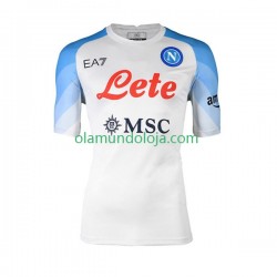 Camisola Napoli Homem Equipamento Segundo 2022-2023 Manga Curta